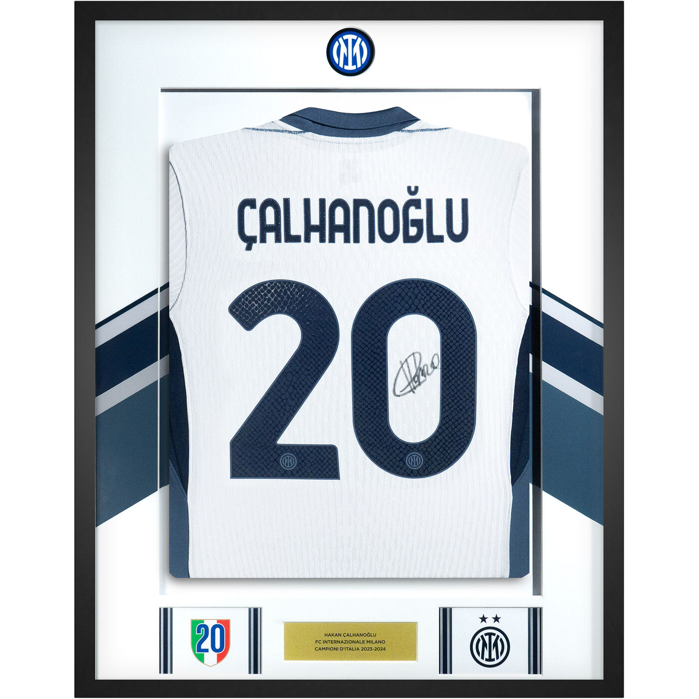 Image IM MAGLIA AWAY MATCH 2024/25 FIRMATA CALHANOGLU 2 STELLE