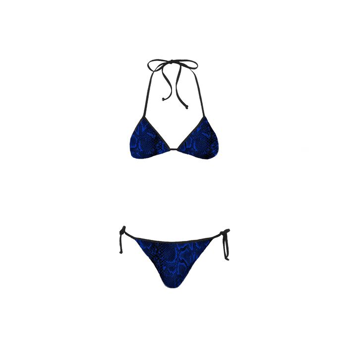 Image IM INTER X MC2 SAINT BARTH BISCIONE PATTERN BIKINI