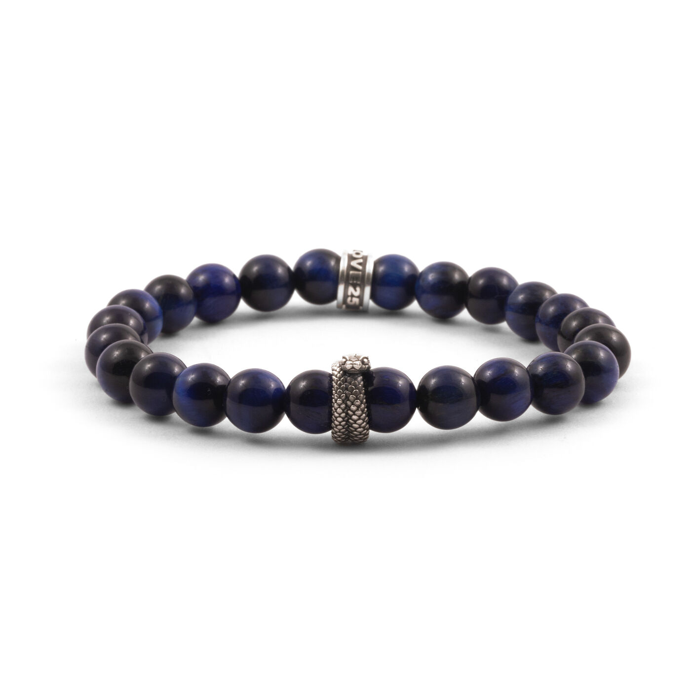 Image IM INTER X NOVE25 BLACK AND BLUE GEM BRACELET