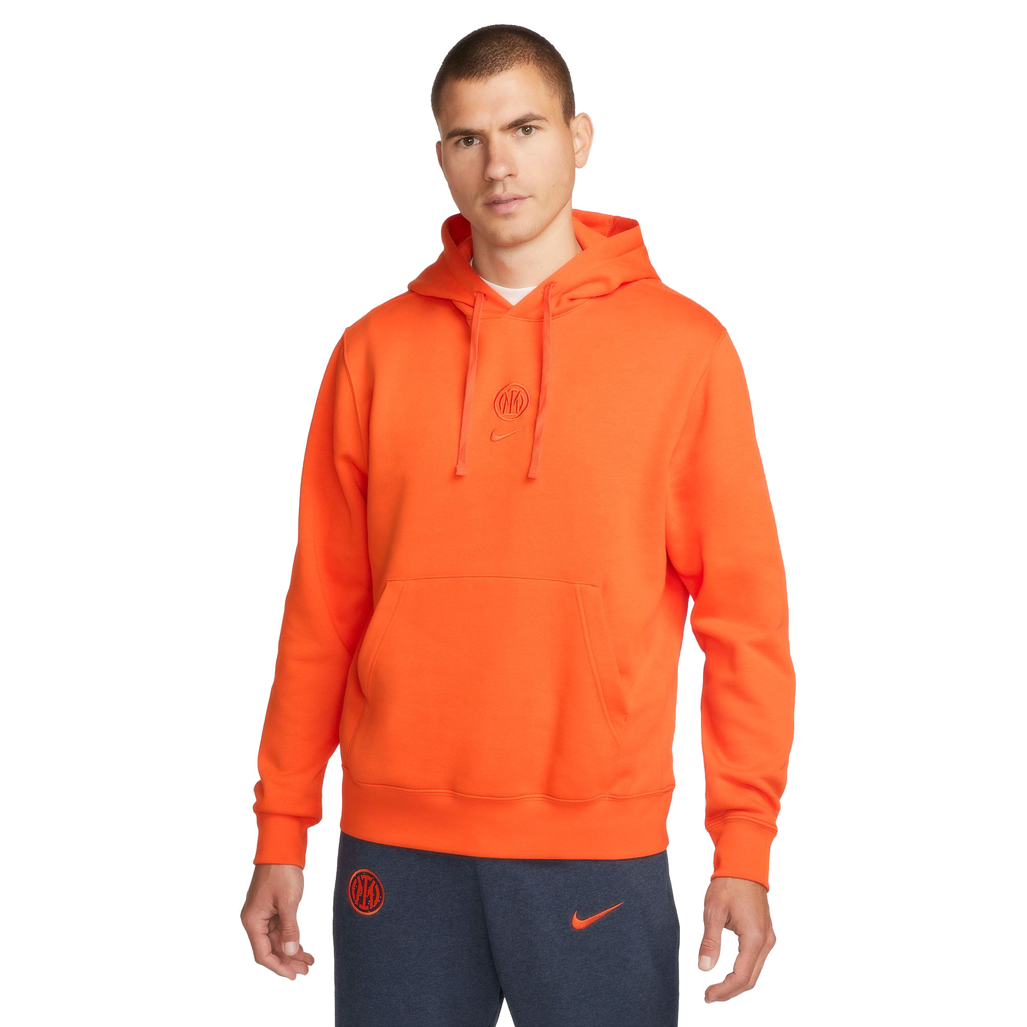 Nike international hoodie orange discount