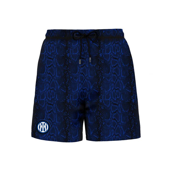 Image IM INTER X MC2 SAINT BARTH BISCIONE PATTERN MEN'S TRUNKS