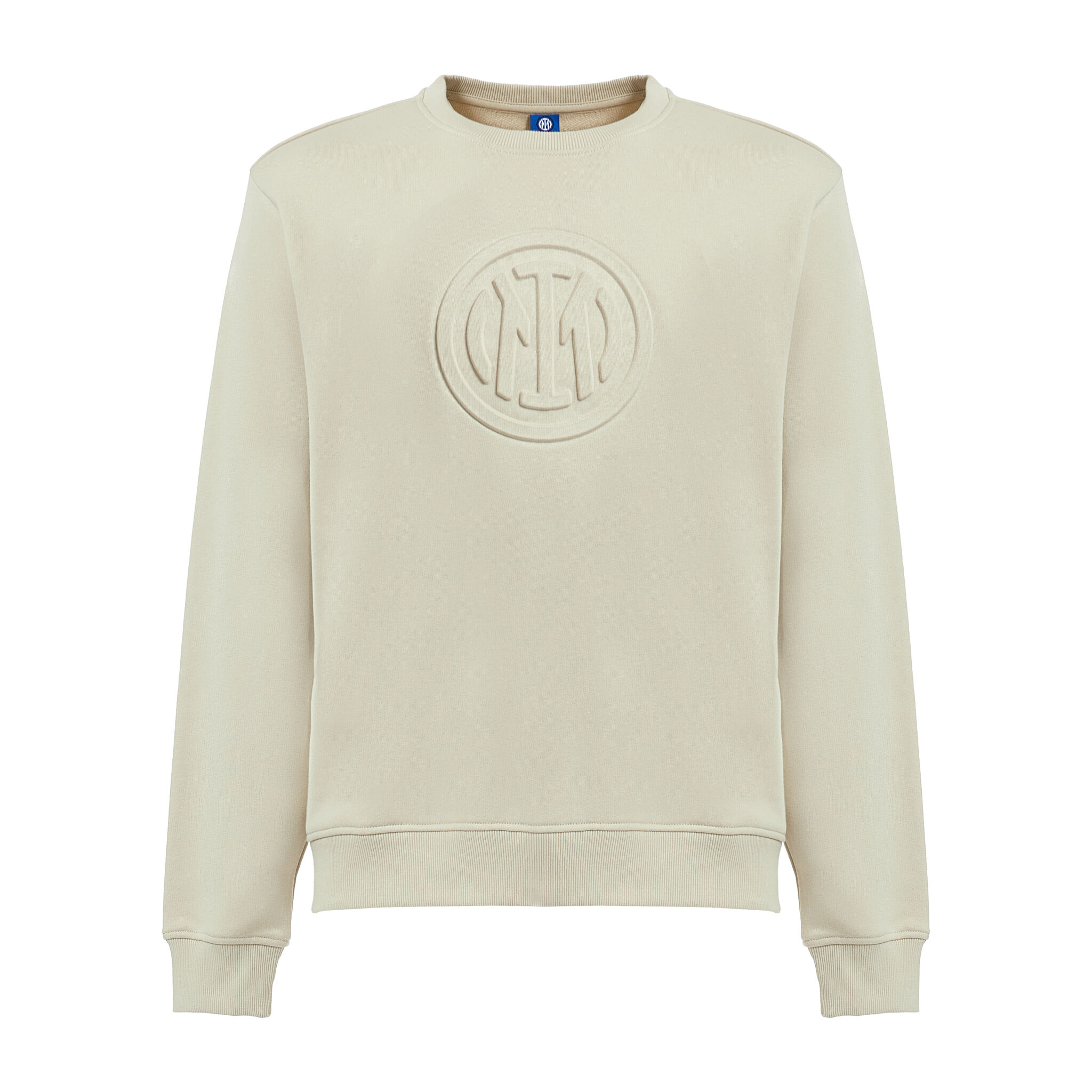 Embroidered crest jersey sweatshirt new arrivals