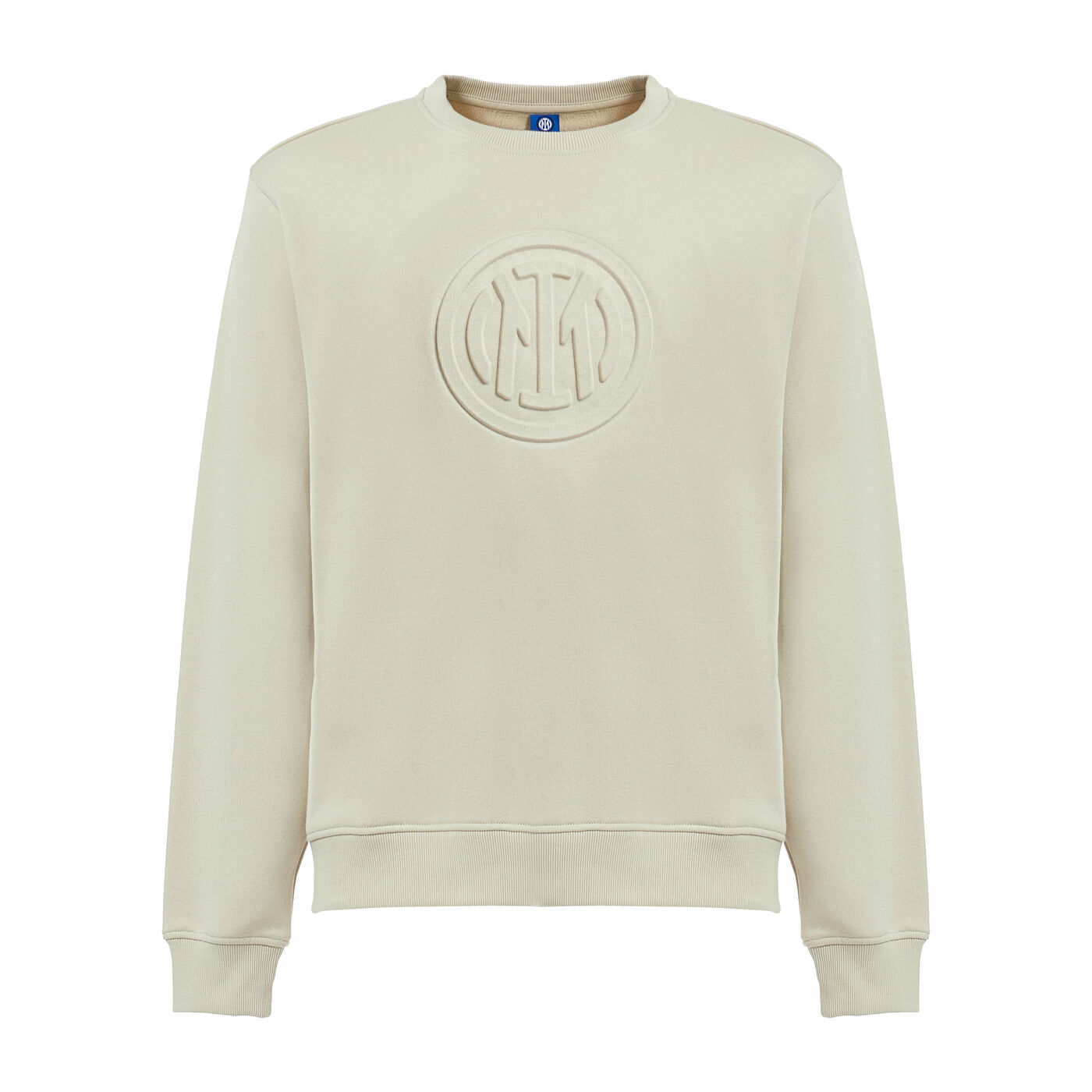 Image IM SWEATSHIRT COL ROND EMBOSSED CREST