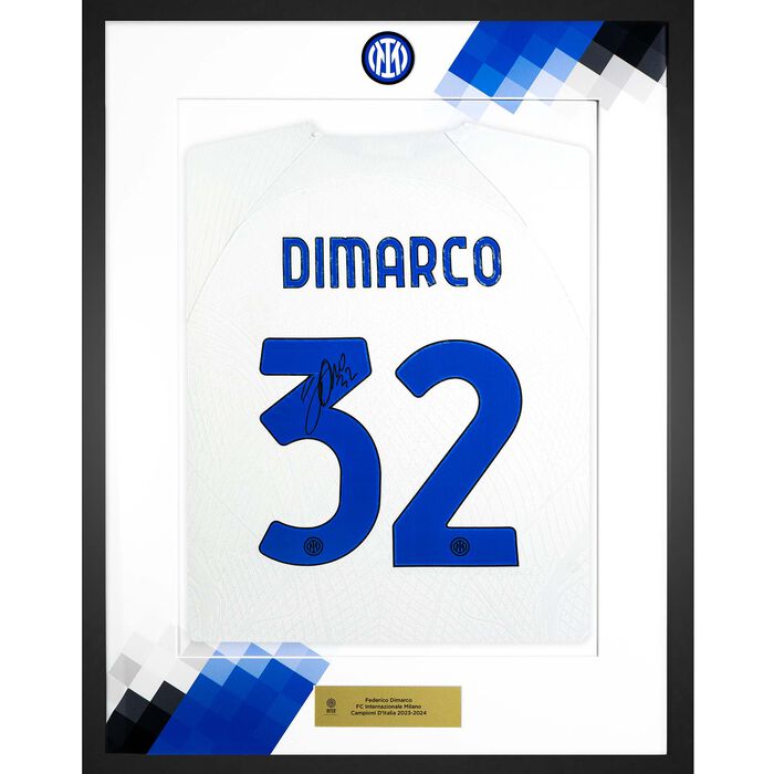 Image IM AWAY MATCH 2023/24 SHIRT SIGNED BY DIMARCO CAMPIONI D'ITALIA