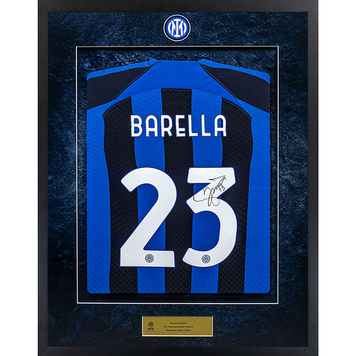 Image IM HOME JERSEY 2022/23 SIGNED BY BARELLA
