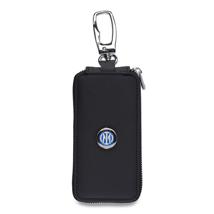 Image IM LEATHER KEYRING WITH CARABINER
