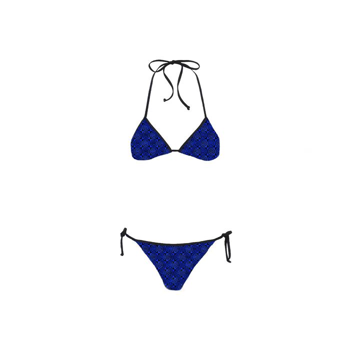 Image IM INTER X MC2 SAINT BARTH NERAZZURRO PATTERN BIKINI