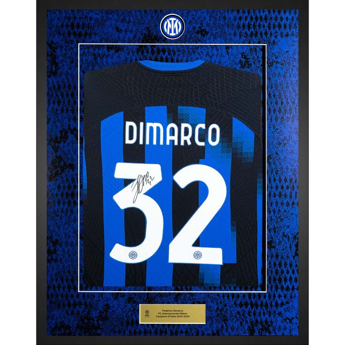 Image IM HOME MATCH 2023/24 SHIRT SIGNED BY DIMARCO CAMPIONI D'ITALIA