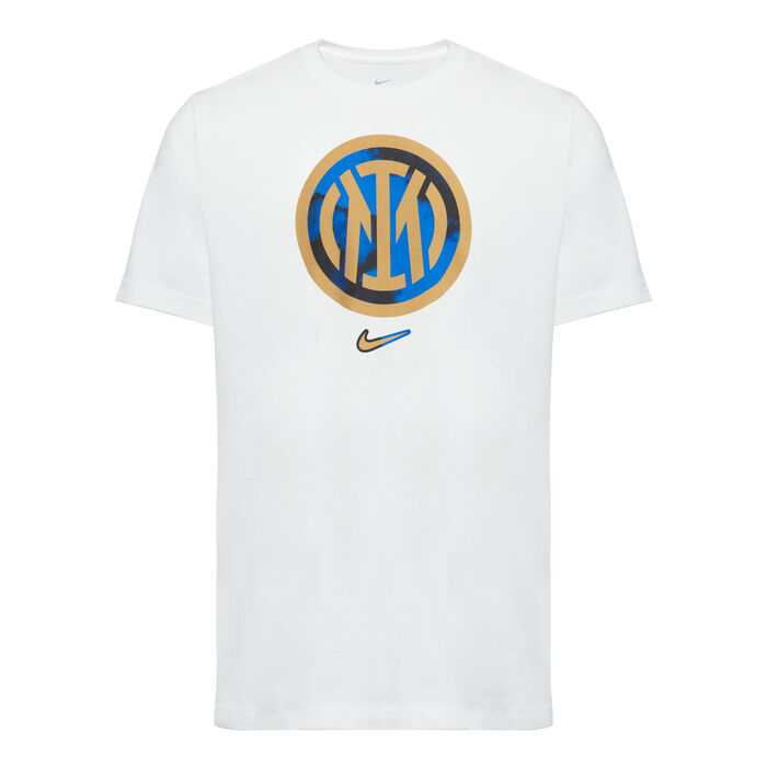 Image IM NIKE MEN'S T-SHIRT WHITE CREST LOGO
