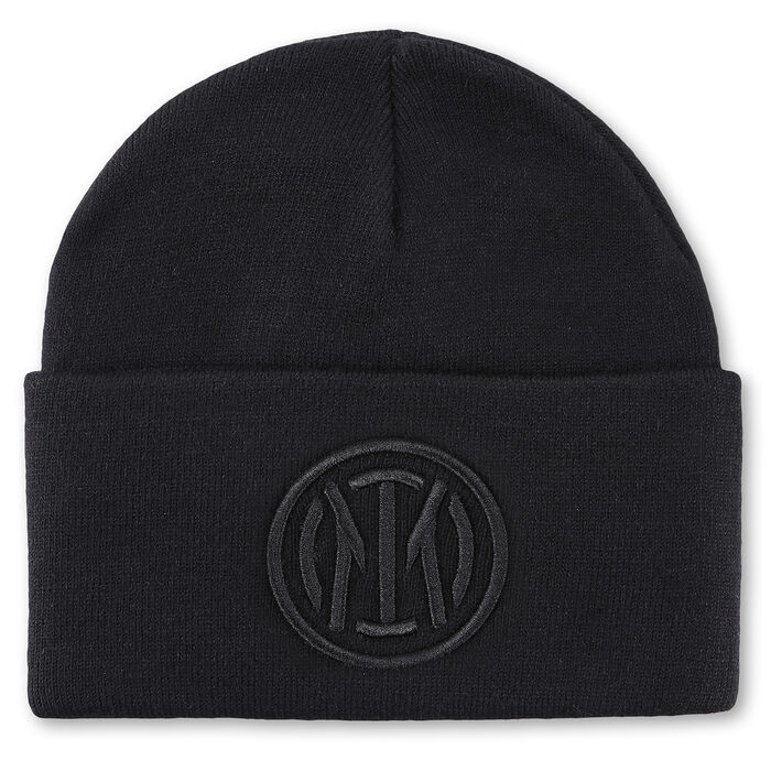 Image IM BEANIE WITH MATCHING EMBROIDERED LOGO