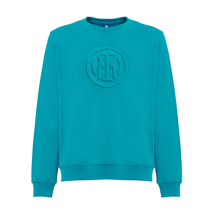 Image IM CREWNECK SWEATSHIRT EMBOSSED CREST