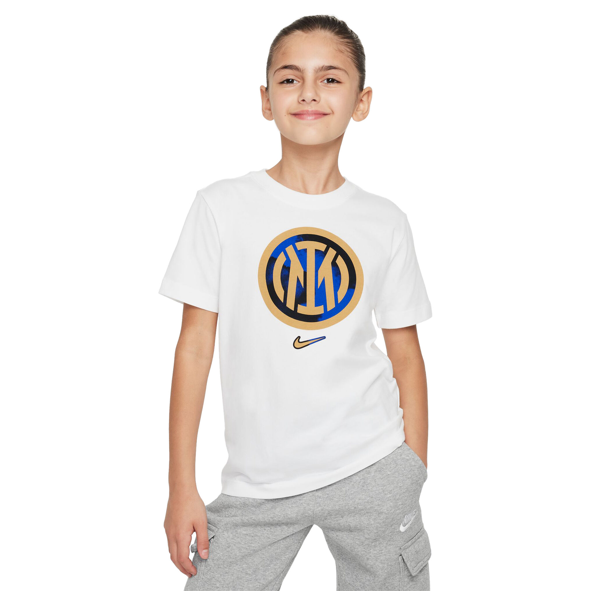 T shirt bianca bambino online