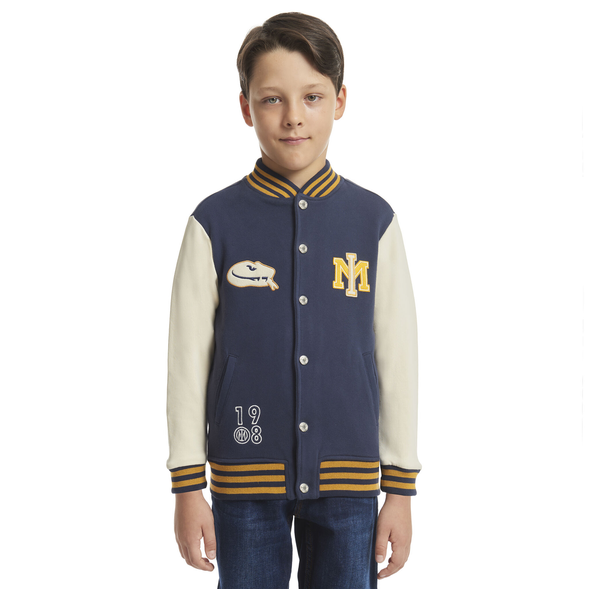 Felpa college bambino best sale