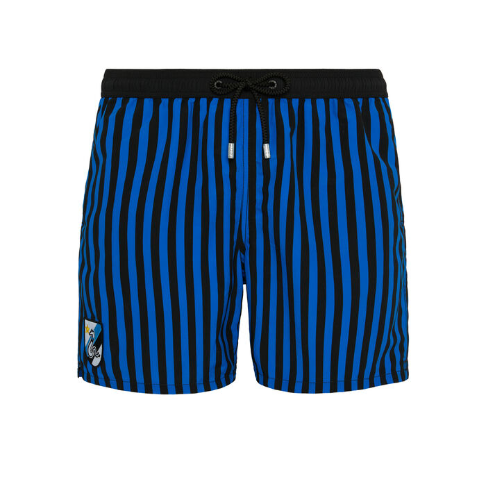 Image IM INTER X MC2 SAINT BARTH MEN'S BISCIONE PATTERN TRUNKS