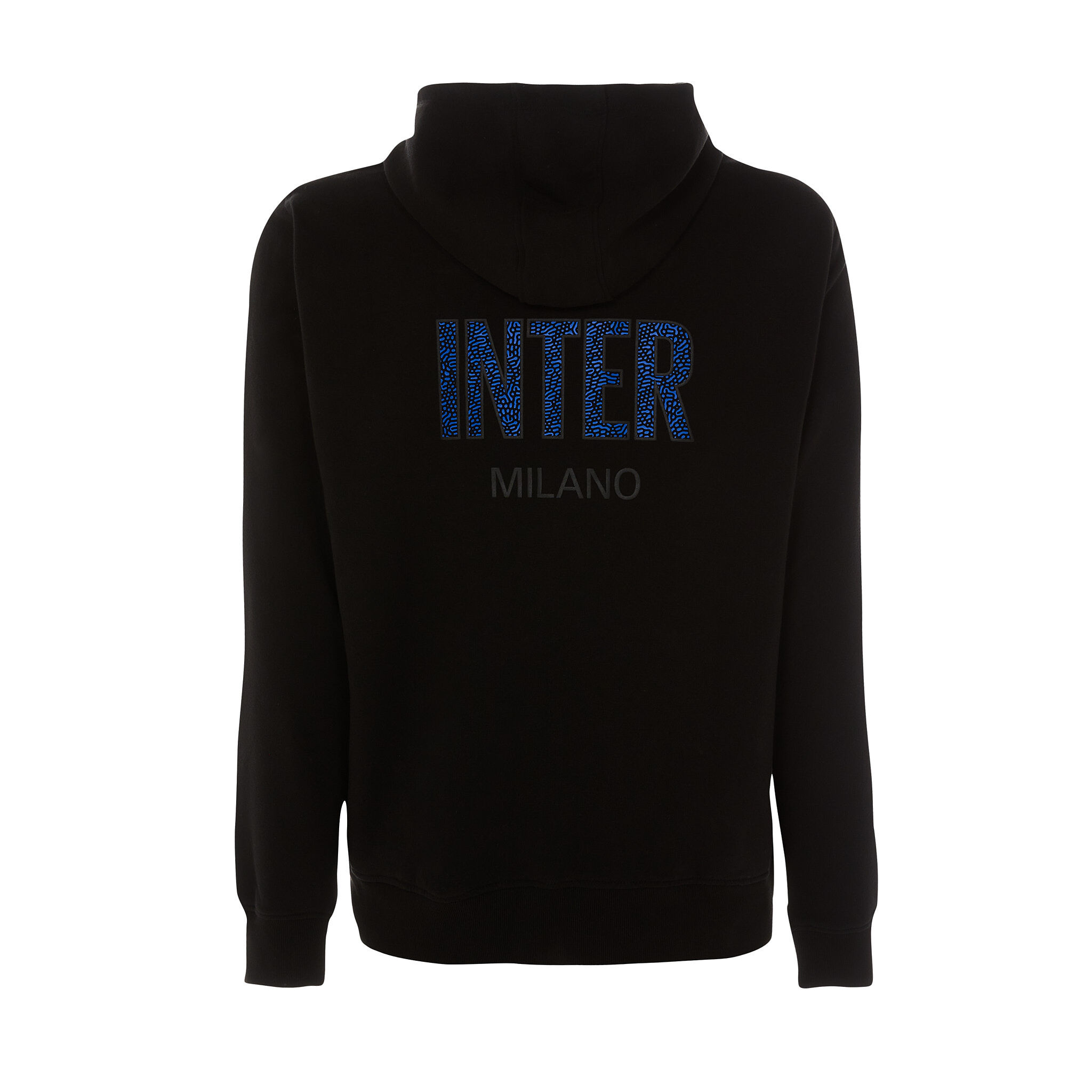Felpa Cappuccio Animal Print Uomo Nero Inter Online Store