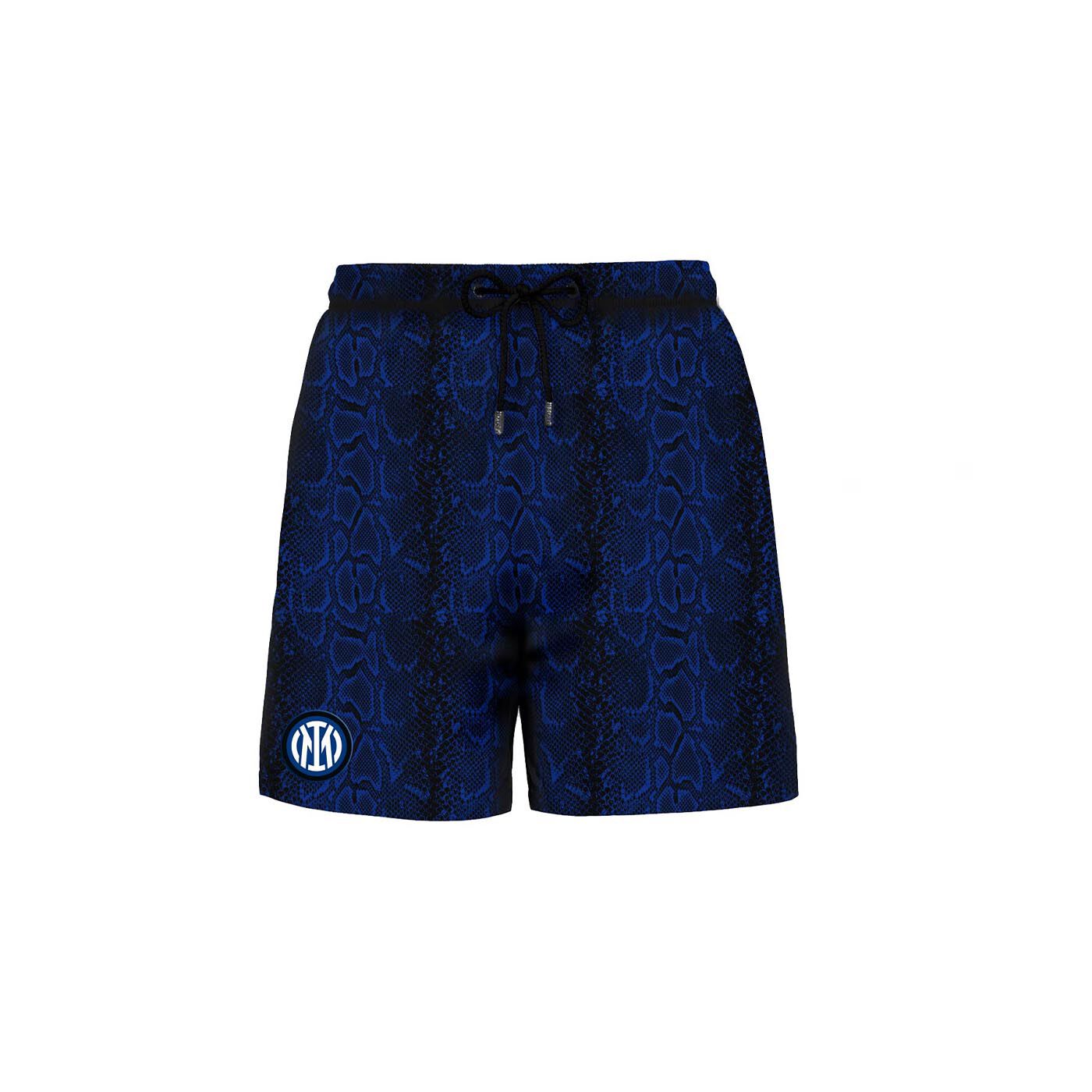 IM INTER X MC2 SAINT BARTH BISCIONE PATTERN KID'S TRUNKS IM INTER X MC2 SAINT BARTH BISCIONE PATTERN KID'S TRUNKS