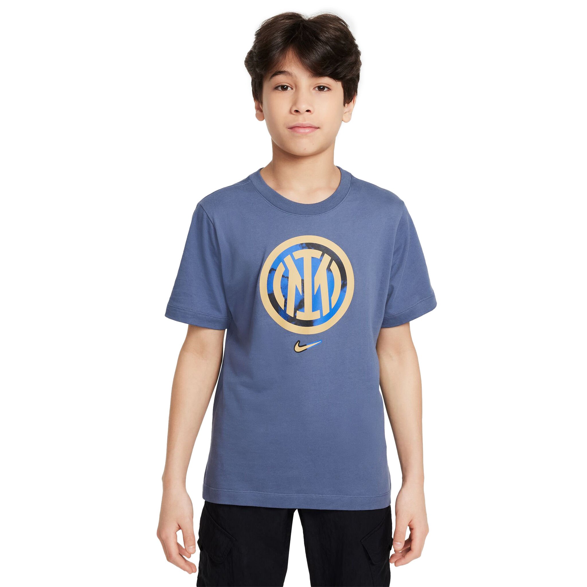 Nike T shirt Logo Crest Bambino Inter Online Store
