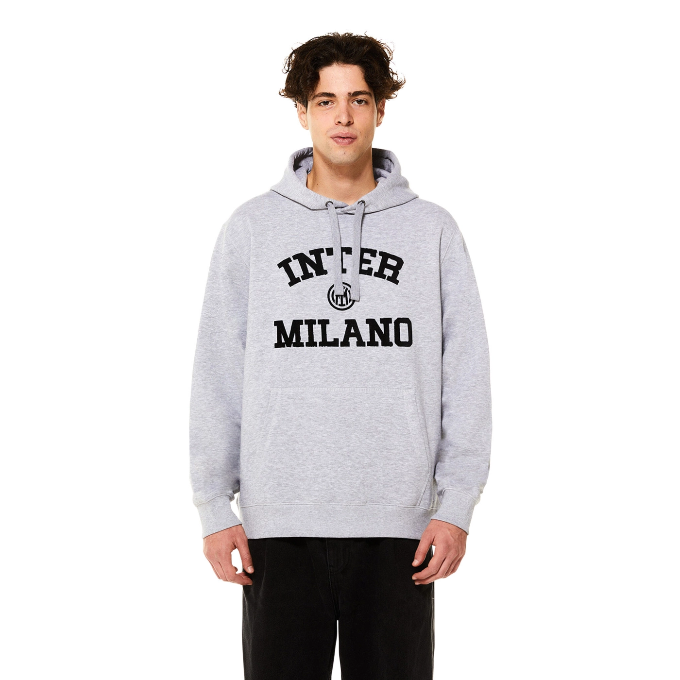 INTER LIGHT GREY HOODIE TOP COLLEGE EDITION | Inter Online Store
