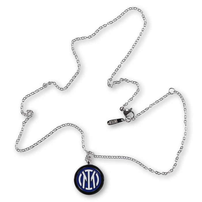 INTER NECKLACE WITH ENAMELLED LOGO