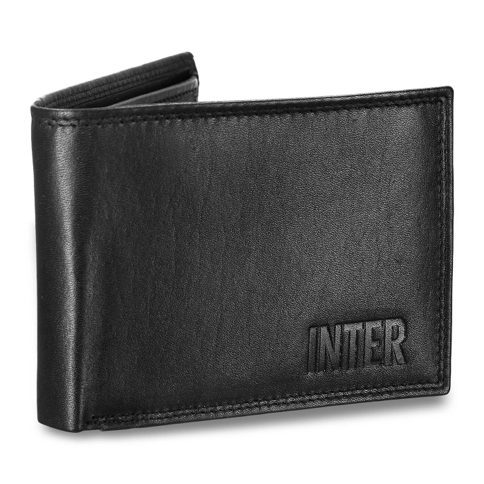 INTER LOGO AND GRAPHIC LEATHER WALLET