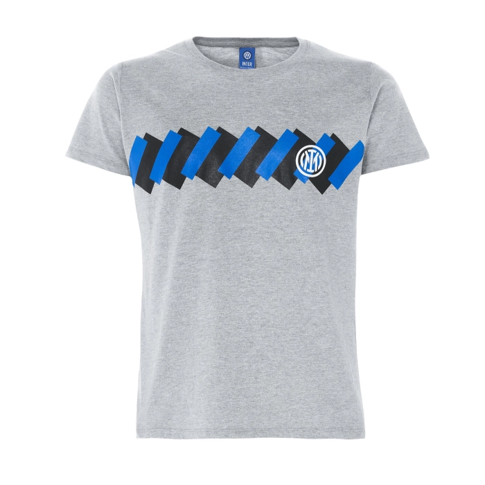 T-Shirt Stripe Grigia Inter