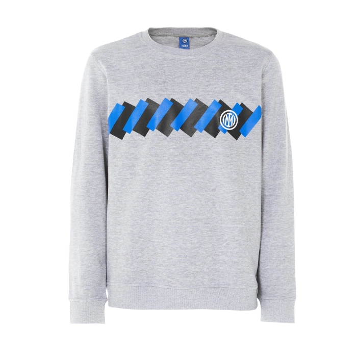 INTER GREY STRIPE SWEATSHIRT