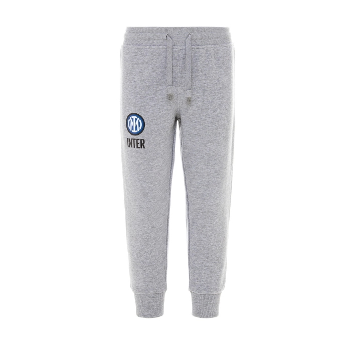 INTER GREY LOGO GYM PANTS