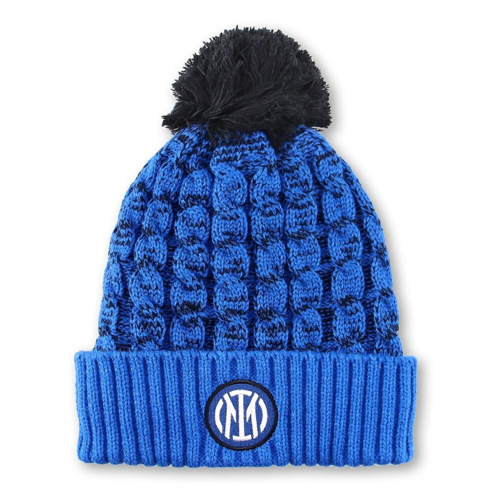 INTER BLACK MELANGE PON PON HAT