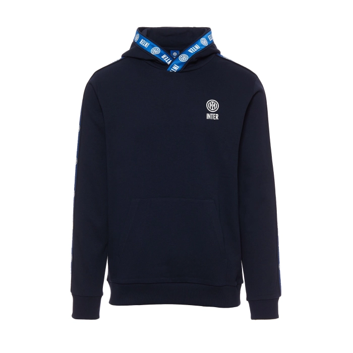 INTER FELPA CAPPUCCIO TAPE NAVY
