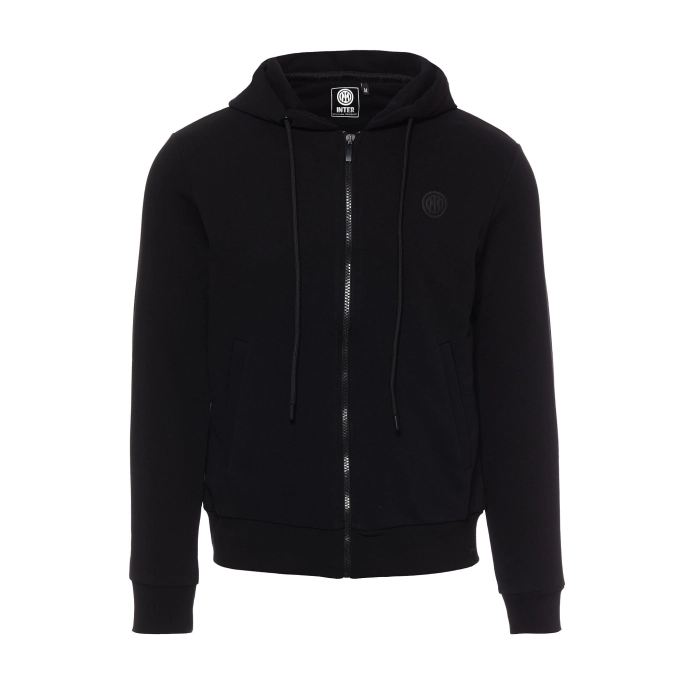 INTER BLACK RUBBER HOODIE
