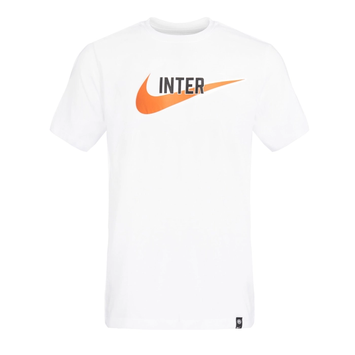 INTER WHITE HOLIDAY SWOOSH T-SHIRT 2023/24