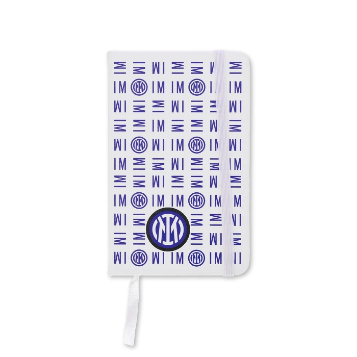 INTER LOGO WHITE NOTEBOOK
