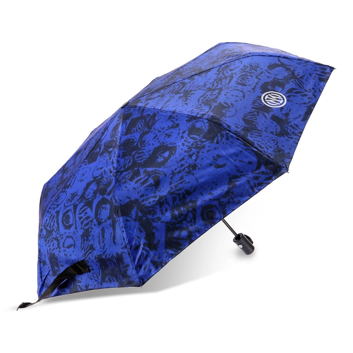 INTER OMBRELLO ALL OVER PATTERN NERO
