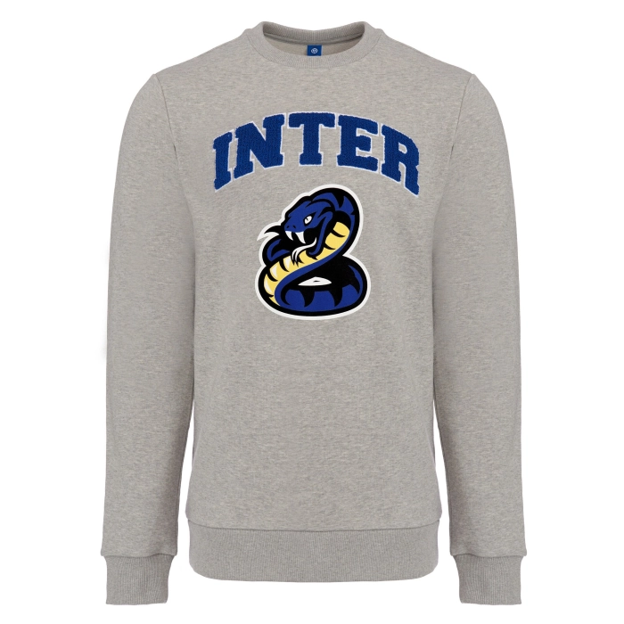 INTER GREY SNAKE BTS CREWNECK SWEATSHIRT