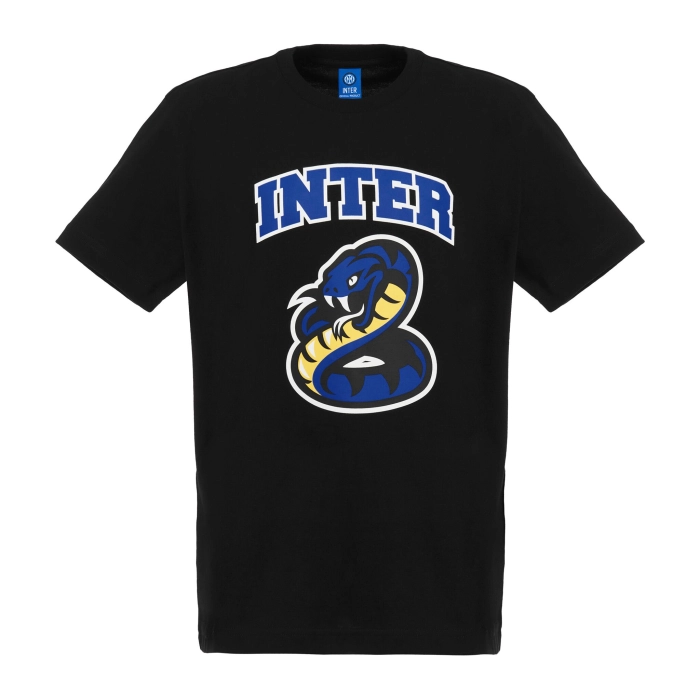 INTER T-SHIRT BISCIONE BTS NERA - BAMBINO