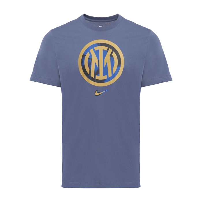 INTER DIFFUSED BLUE CREST T-SHIRT 2024/25