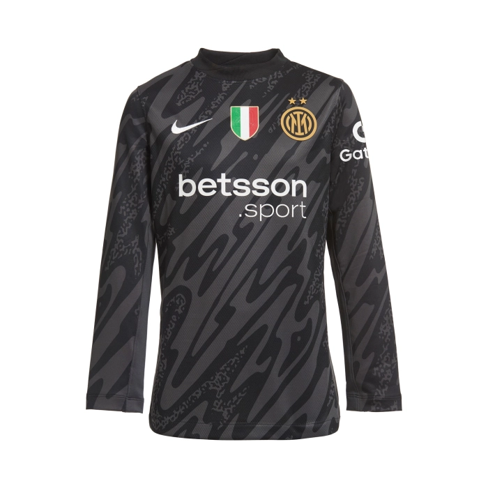 INTER ANTHRACITE GOALKEEPER JERSEY 2024/25 - KIDS
