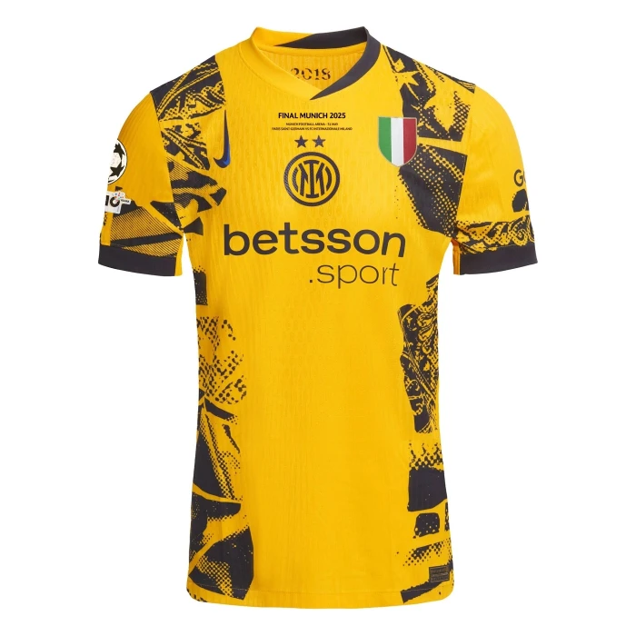 INTER 31/05/2025 UCL FINAL THIRD MATCH JERSEY