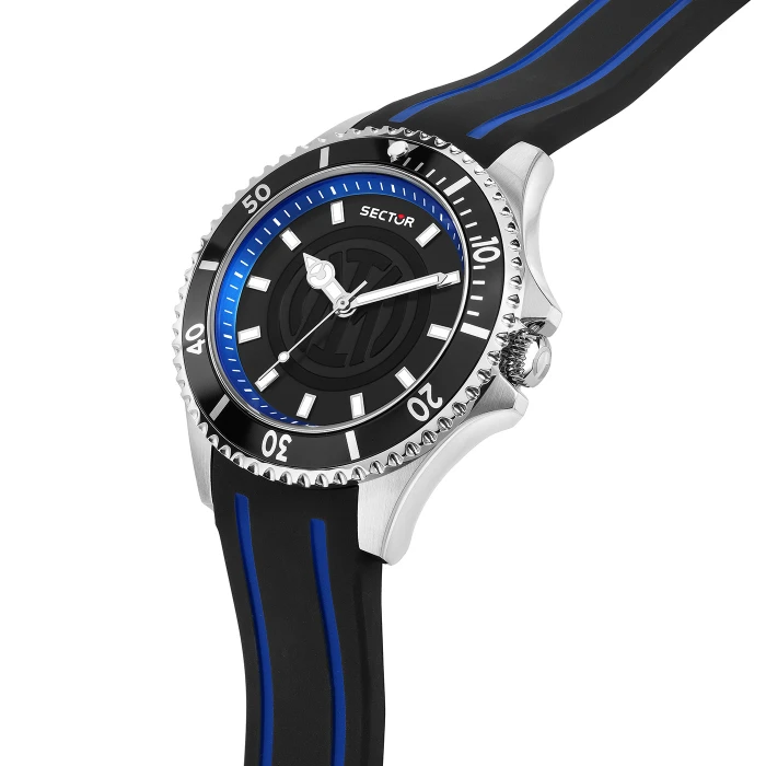 SECTOR X INTER LOGO SILICONE BRACELET WATCH