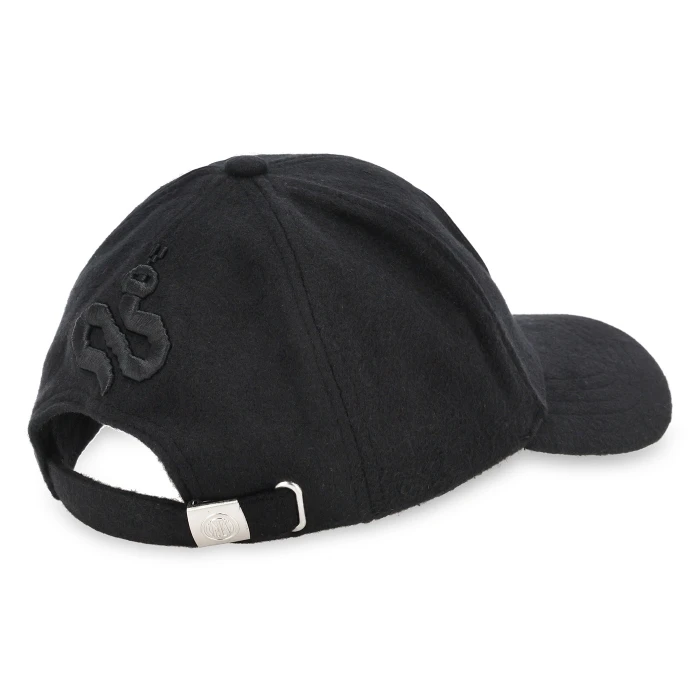 INTER FELT CAP WITH BLACK LOGO