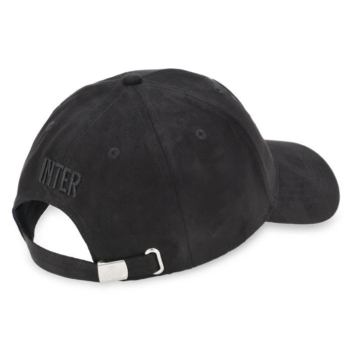 INTER BLACK ALCANTARA CAP