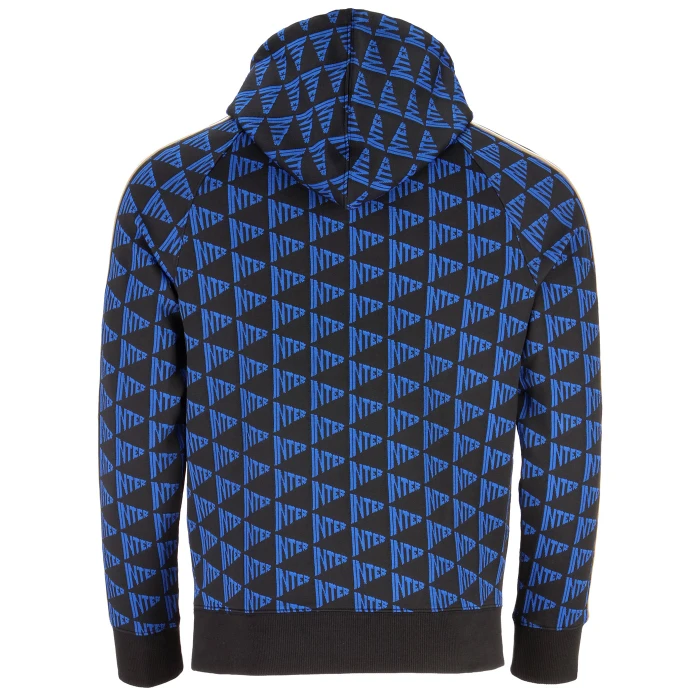 INTER ALLOVER HOODED TOP