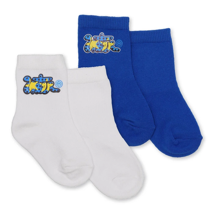 INTER BABY SNAKE SOCKS SET - INFANT