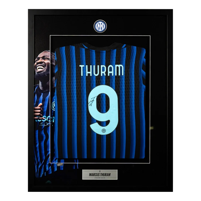 INTER MAGLIA GARA HOME MATCH 25/26 AUTOGRAFATA THURAM
