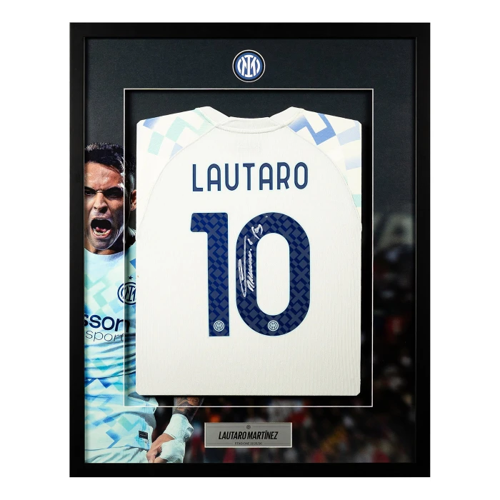 INTER MAGLIA GARA AWAY MATCH 25/26 AUTOGRAFATA LAUTARO
