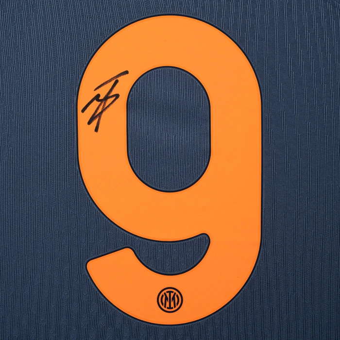 INTER THIRD MATCH JERSEY 2025/26 SIGNED THURAM