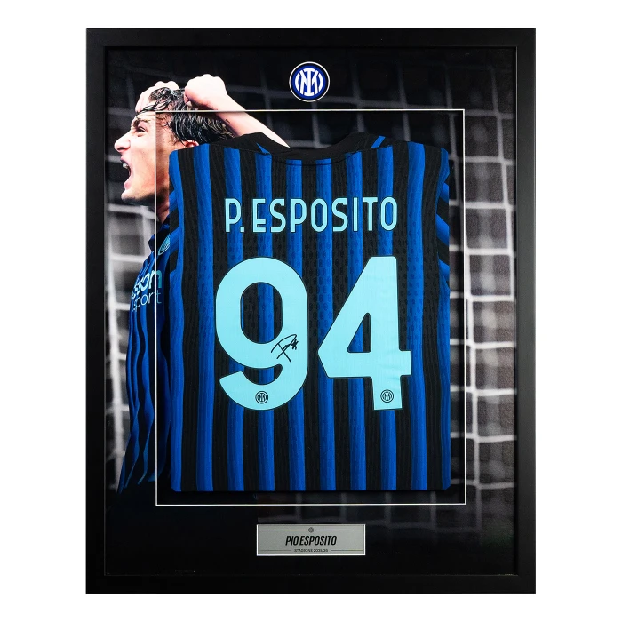INTER HOME MATCH JERSEY 2025/26 SIGNED P. ESPOSITO