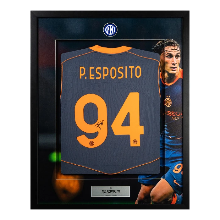 INTER THIRD MATCH JERSEY 2025/26 SIGNED P. ESPOSITO