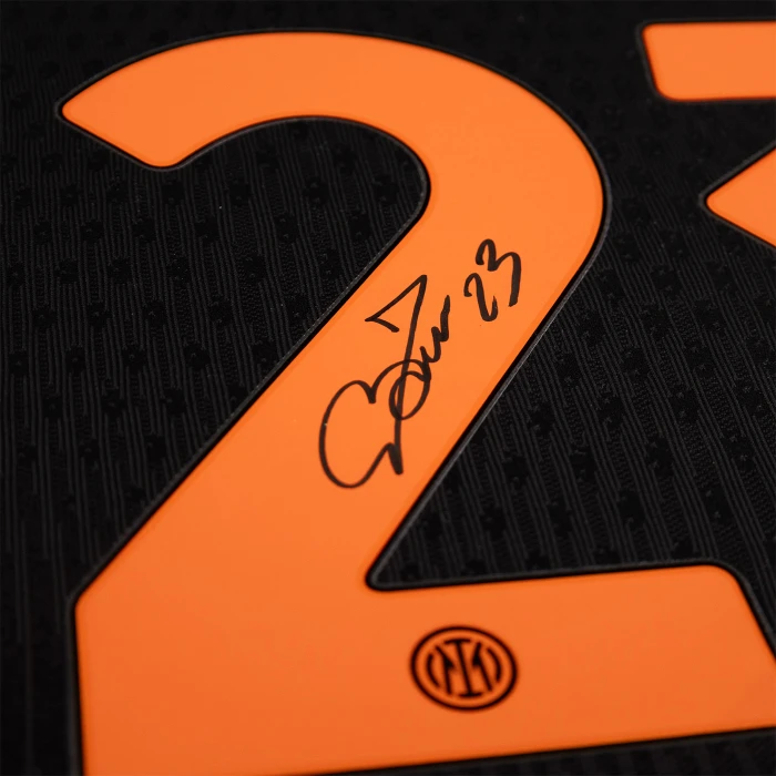 INTER FOURTH MATCH JERSEY 2025/26 SIGNED BARELLA