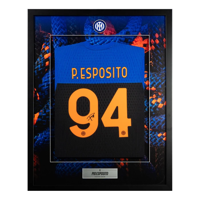INTER FOURTH MATCH JERSEY 2025/26 SIGNED P. ESPOSITO